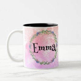 Caneca De Café Em Dois Tons Cute little unicorn