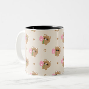 Caneca De Café Em Dois Tons Cute Romântico
