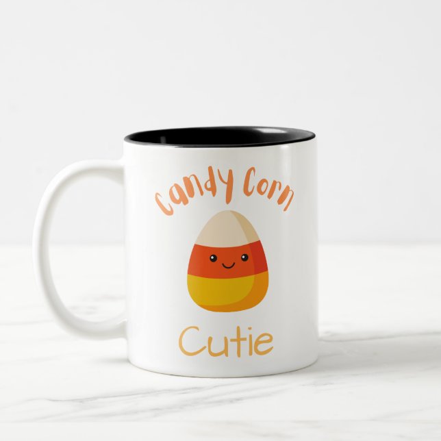 Caneca De Café Em Dois Tons Cutie de milho doce (Esquerda)