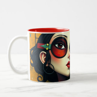 Caneca De Café Em Dois Tons Cyborgs of Fashion