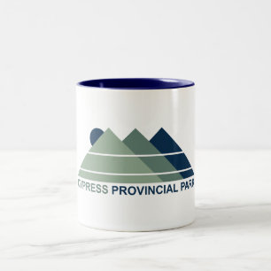 Caneca De Café Em Dois Tons Cypress Provincial Park Mounties Sun