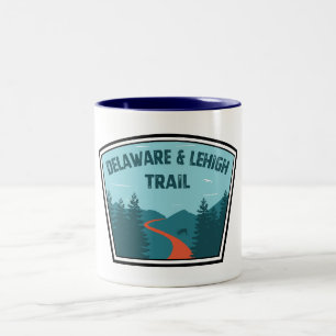 Caneca De Café Em Dois Tons D&L Trail Pensilvânia