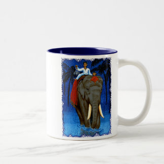 Caneca De Café Em Dois Tons Da "casa equitação "