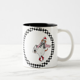 Caneca De Café Em Dois Tons Da "lebreiro do papai noel compra "