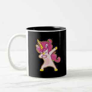 Caneca De Café Em Dois Tons Dabbing Unicorn