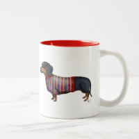 Dachshund Com Sweater Wooly