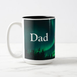 Caneca De Café Em Dois Tons Dad Is Mentor, Guide, Strength & Heart Bear Mug