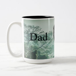 Caneca De Café Em Dois Tons Dad Is Mentor, Guide, Strength & Heart Lion Mug