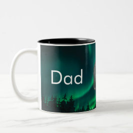 Caneca De Café Em Dois Tons Dad Is Mentor Guide Strength & Heart Mug Bear