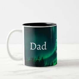 Caneca De Café Em Dois Tons Dad Is Mentor Guide Strength & Heart Mug Tree
