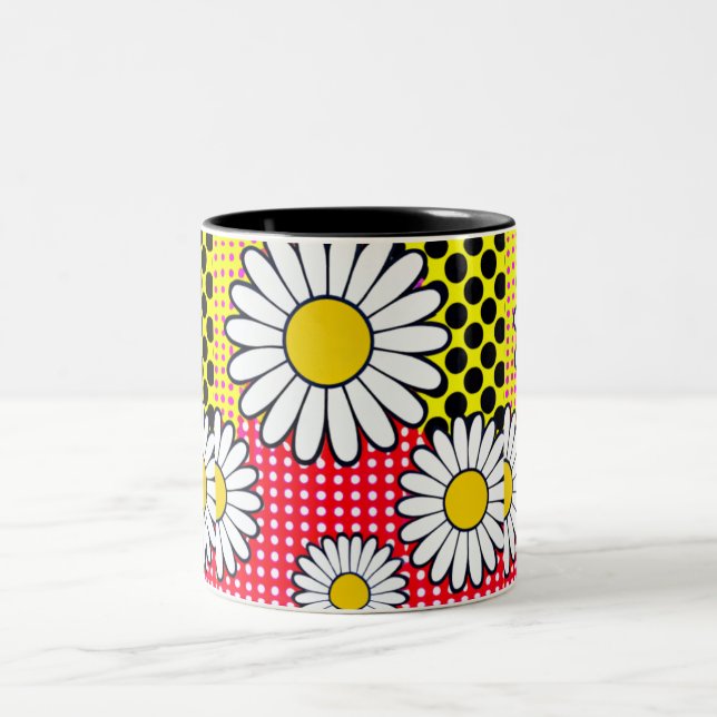 Caneca De Café Em Dois Tons Daisy Days (Centro)