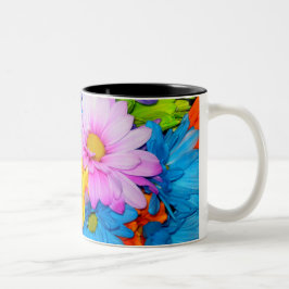 Caneca De Café Em Dois Tons Daisy Flower Mix Mug