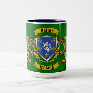 Caneca De Café Em Dois Tons Dalton Irish Shield & Griffins