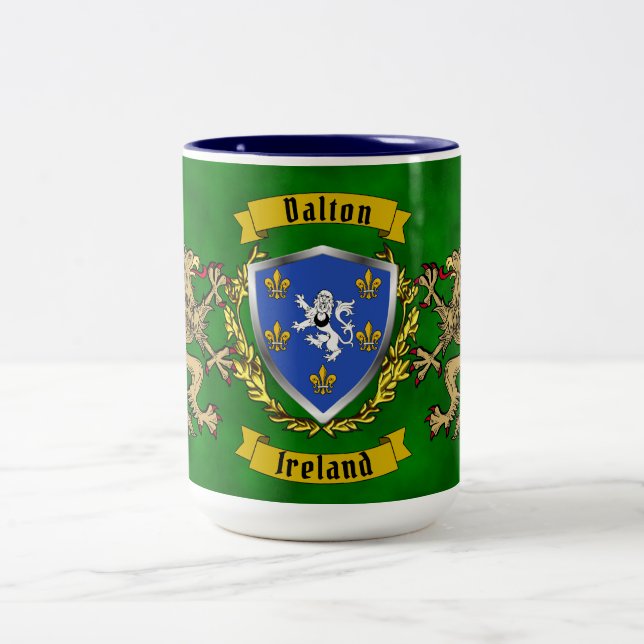 Caneca De Café Em Dois Tons Dalton Irish Shield & Griffins (Centro)