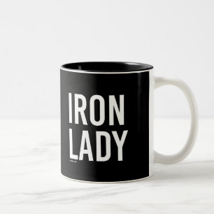 Caneca De Café Em Dois Tons Dama de ferro -   malhação do treinamento - .png