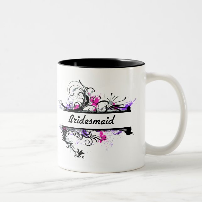Caneca De Café Em Dois Tons Dama de honra (Direita)