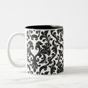 Caneca De Café Em Dois Tons Damasco