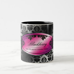 Caneca De Café Em Dois Tons damasco da trufa de 311-Sweet Blackberry
