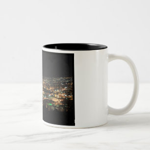 Caneca De Café Em Dois Tons Damasco na noite - Syria