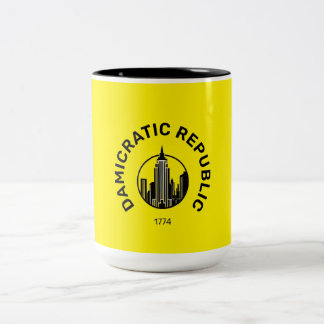 Caneca De Café Em Dois Tons Damicratic Mug