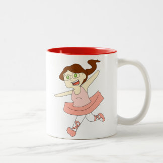 Caneca De Café Em Dois Tons Dança altamente