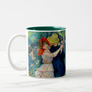 Caneca De Café Em Dois Tons Dança em Boudonal Pierre Renoir