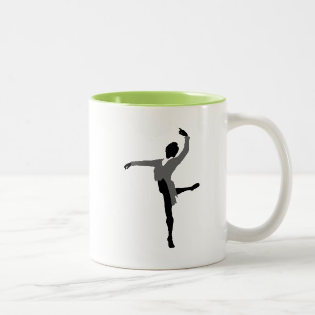 Caneca De Café Em Dois Tons Dançarino masculino legal (Direita)