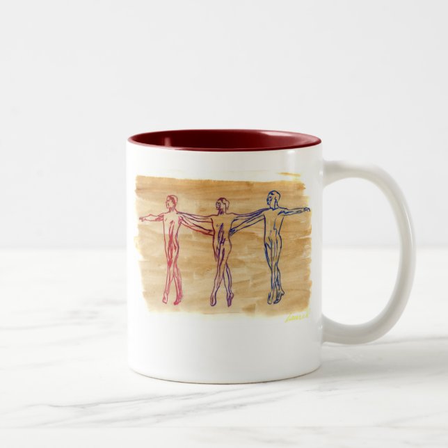 Caneca De Café Em Dois Tons Dance Harmony Mug (Direita)