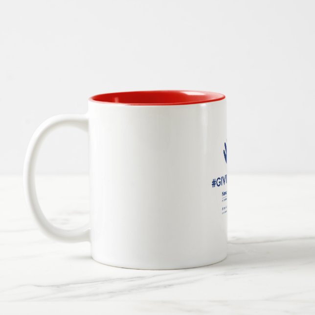 Caneca De Café Em Dois Tons Dando Mug na Terça (Esquerda)