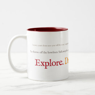 Caneca De Café Em Dois Tons Daqui a 20 anos
