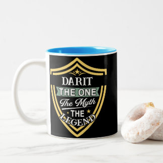 Caneca De Café Em Dois Tons Darit The One The Myth The Legend