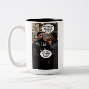 Caneca De Café Em Dois Tons Darth Mamdani