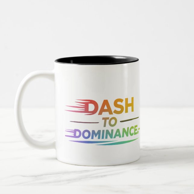 Caneca De Café Em Dois Tons Dash para Dominance (Esquerda)