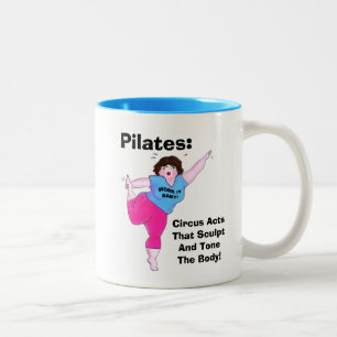 Caneca De Café Em Dois Tons De "atos de circo PILATES- "
