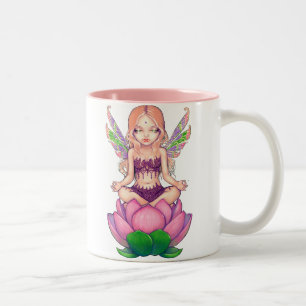 Caneca De Café Em Dois Tons De "caneca da fada Lotus"