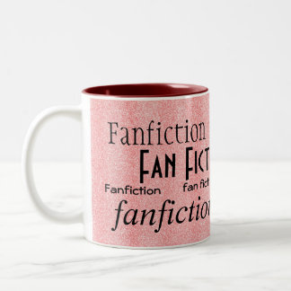 Caneca De Café Em Dois Tons De "fanático da ficção fã "