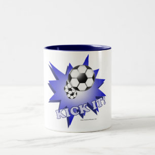 Caneca De Café Em Dois Tons Dê um Chute!
