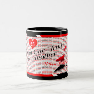 Caneca De Café Em Dois Tons De um Trini para outro - Feliz Dia da Independênc
