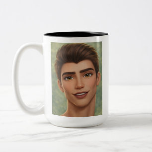 Caneca De Café Em Dois Tons Dê vida ao seu personagem favorito na sua manhã