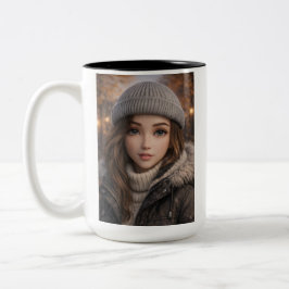 Caneca De Café Em Dois Tons Dê vida ao seu personagem favorito na sua manhã
