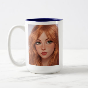 Caneca De Café Em Dois Tons Dê vida ao seu personagem favorito na sua manhã