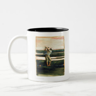 Caneca De Café Em Dois Tons DEA24 Golfer.tif