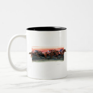 Caneca De Café Em Dois Tons DEA25 cavalo Race.tif