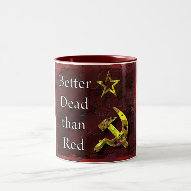 Caneca De Café Em Dois Tons deadthanred (Centro)
