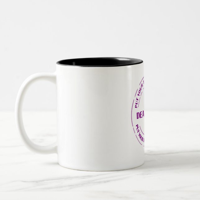 Caneca De Café Em Dois Tons deal with pressure  (Esquerda)