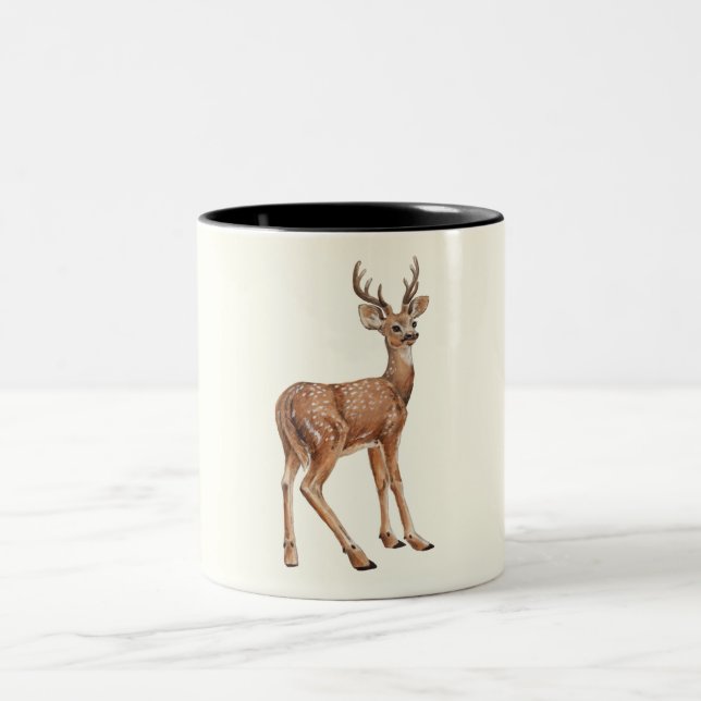Caneca De Café Em Dois Tons Deer (Centro)