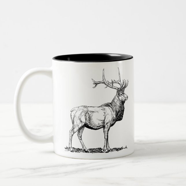 Caneca De Café Em Dois Tons Deer / Hirsch (Esquerda)