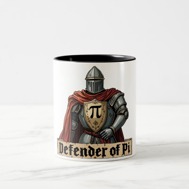 Caneca De Café Em Dois Tons Defensor de Pi (Centro)