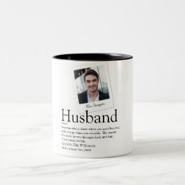 Caneca De Café Em Dois Tons Definição de Foto de Marido Divertido Moderno