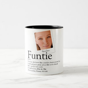 Caneca De Café Em Dois Tons Definição de Foto de Tia Moderna Tiazinha